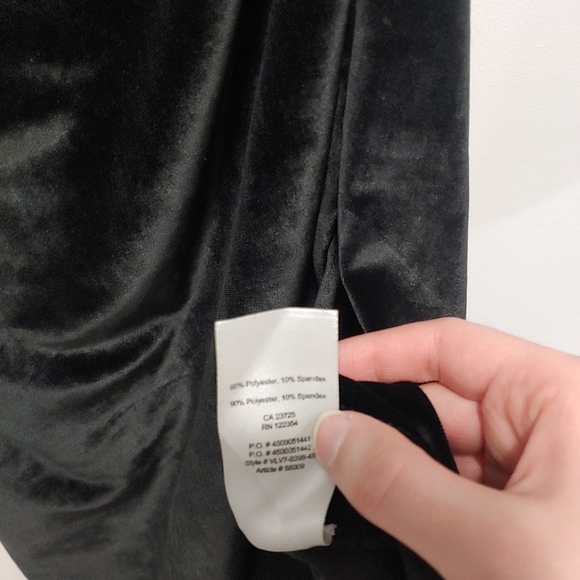 Aritzia Wilfred Klum Velvet Dress - Picture 7 of 8